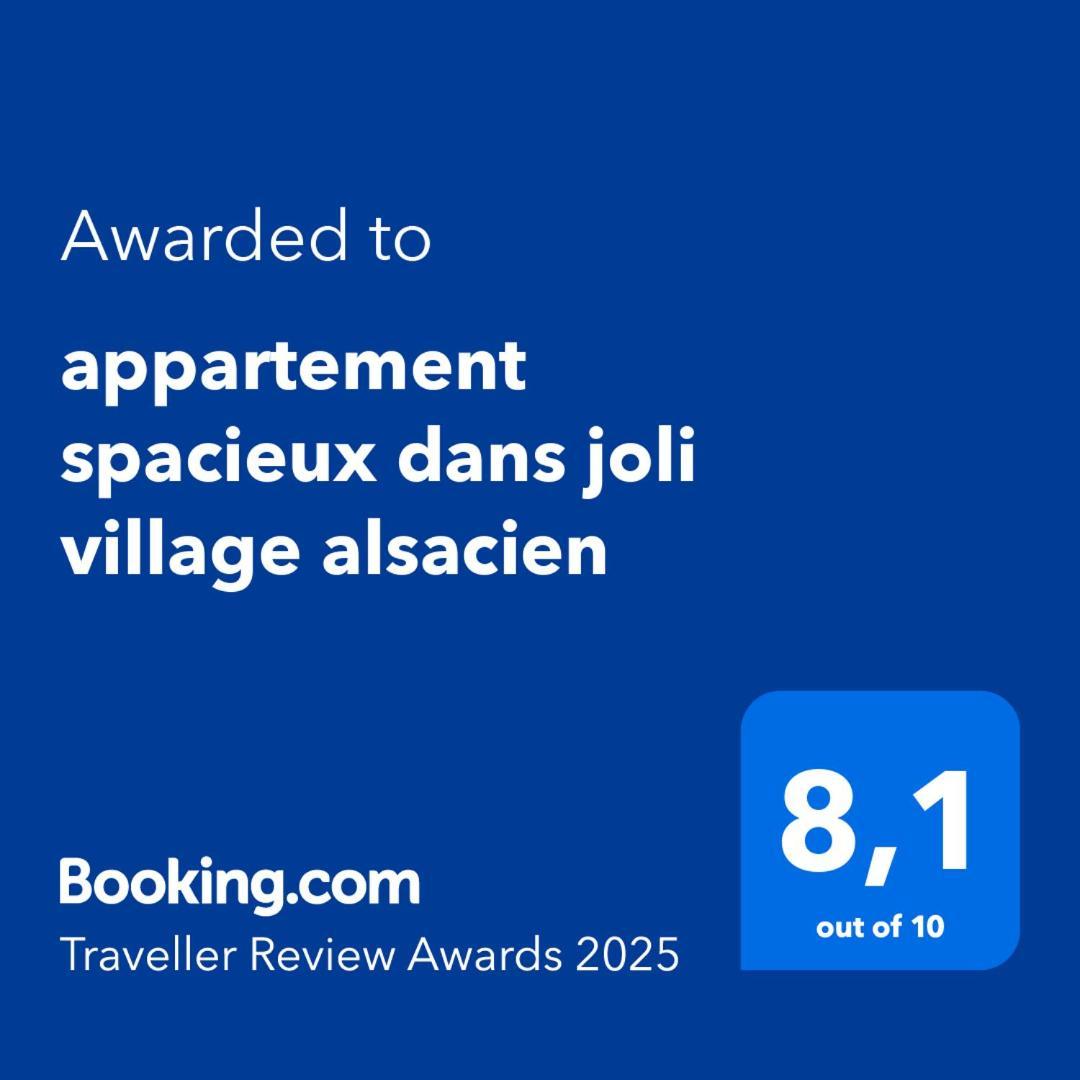 Appartement Spacieux Dans Joli Village Alsacien Châtenois Exterior foto